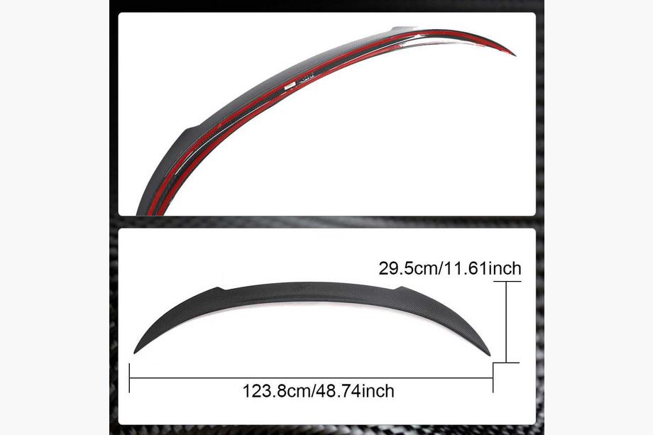 BMW 8-serie G14/G15/G16 2018– M4-Style spoiler (voor G15/F92, carbon) Foto 4