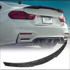 BMW 4 Serie F32/F33/F36 2012–2020 M4-Style V3 spoiler (voor F82, carbon) foto 8