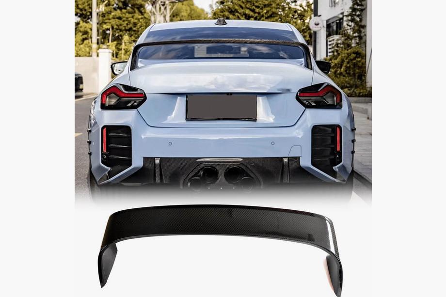 BMW 2 Serie G42 2021– Spoiler V8 (hoogglans zwart) Image