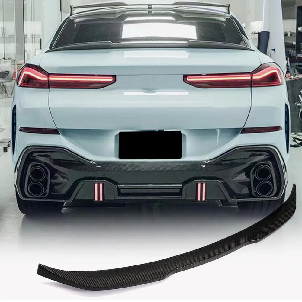 BMW X6 G06 2019–2027 Kofferklep spoiler Carbon V2 foto 2