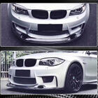 BMW 1 Serie E81/E82/E87/E88 2004–2011 Voorbumper lip Lip V2 (voor 1M E82, carbon) foto 4