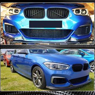 Voorbumper lip Lip V3 (voor M-Sport 2015-2019, carbon) BMW 1 Serie F20/F21 2011–2019 foto 4
