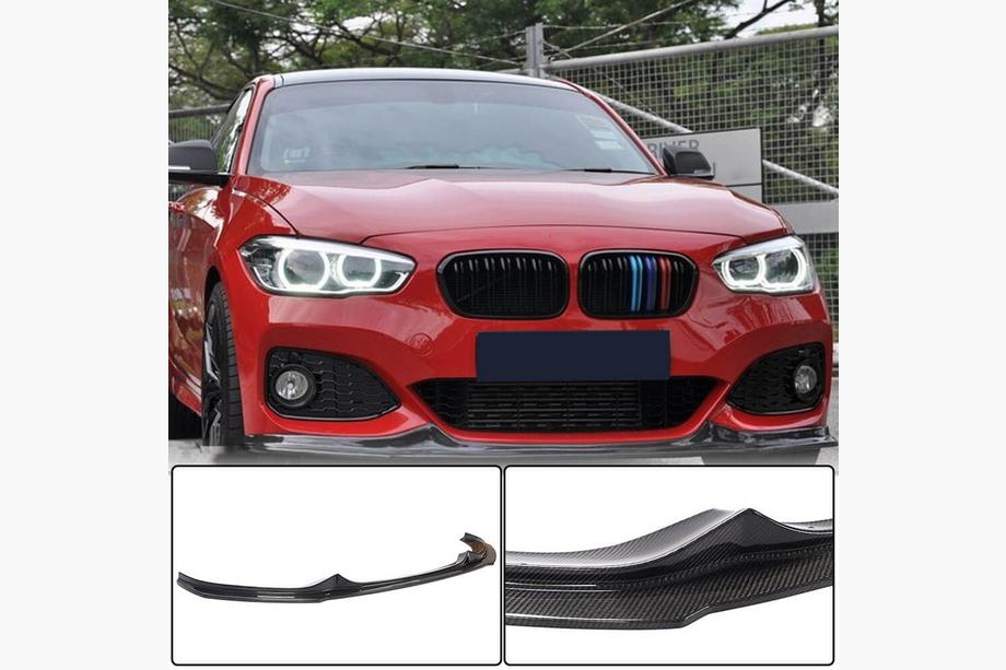 BMW 1 Serie F20/F21 2011–2019 Voorbumper lip Lip V3 (voor M-Sport 2015-2019, carbon) Image