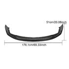 BMW 1 Serie F40 2019–2024 Front bumper lip Lip (voor M-Sport, carbon) foto 6