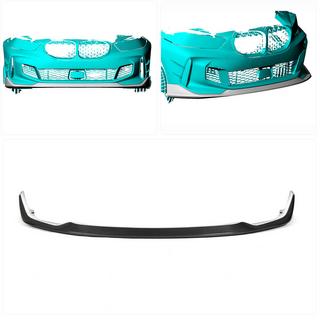 Front bumper lip Lip (voor M-Sport, carbon) BMW 1 Serie F40 2019–2024 foto 2