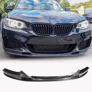 Voorbumper lip V2 (voor F22/23 M-Sport, carbon) BMW 2-serie F22/F23 2014–2021 foto 1