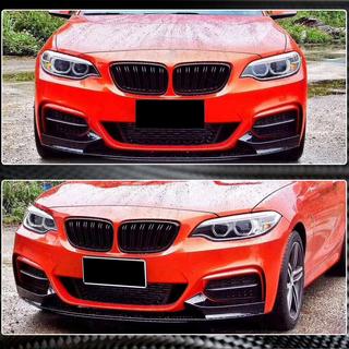 Voorbumper lip V2 (voor F22/23 M-Sport, carbon) BMW 2-serie F22/F23 2014–2021 foto 4