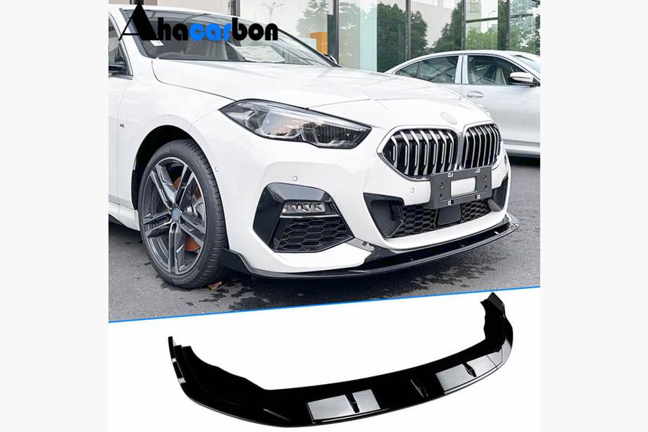 BMW 2 Serie Gran Coupe F44 2020–2024 Voorbumper lip spoiler (ABS) Foto 1