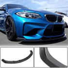 BMW 2-serie F22/F23 2014–2021 Frontbumper lip Lip V6 (voor F87 M2, carbon) foto 1