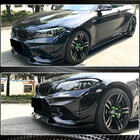 BMW 2-serie F22/F23 2014–2021 Voorbumper lip Lip V5 (voor F87 M2, carbon) foto 9