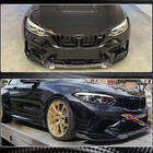 BMW 2-serie F22/F23 2014–2021 Front bumper lip Lip V3 (voor F87 M2 Competition, carbon) foto 5
