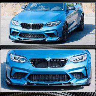 Frontbumper lipspoiler Lip V5 (voor F87 M2 Competition, carbon) BMW 2-serie F22/F23 2014–2021 foto 4