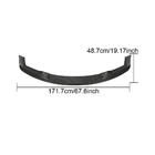 BMW 2-serie F22/F23 2014–2021 Frontbumper lipspoiler Lip V6 (voor F87 M2 Competition, carbon) foto 6