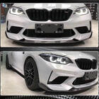 BMW 2-serie F22/F23 2014–2021 Frontbumper lip Lip V2 (voor F87 M2 Competition, carbon) foto 3