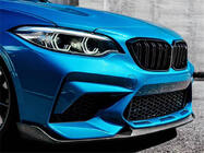 BMW 2-serie F22/F23 2014–2021 Frontbumper lip Lip V2 (voor F87 M2 Competition, carbon) foto 4