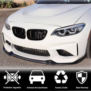 Voorbumper lip Lip V4 (voor F87 M2, carbon) BMW 2-serie F22/F23 2014–2021 foto 2
