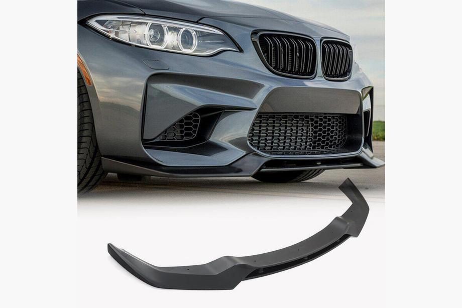 BMW 2-serie F22/F23 2014–2021 Voorbumper lipspoiler Lip V3 (voor F87 M2, carbon) Image