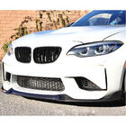 BMW 2-serie F22/F23 2014–2021 Voorbumper lip Lip V9 (voor F87, carbon) foto 6