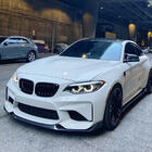 BMW 2-serie F22/F23 2014–2021 Voorbumper lip Lip V9 (voor F87, carbon) foto 8