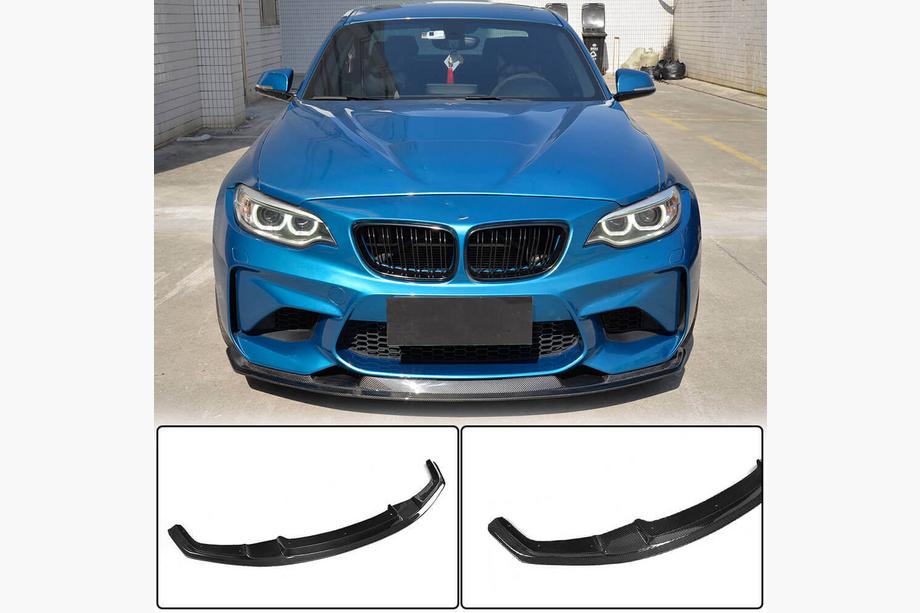 BMW 2-serie F22/F23 2014–2021 Voorbumper lip FRP V9 (voor F87) Image