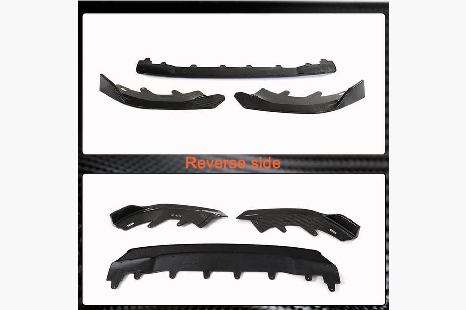BMW 2 Serie G42 2021– Front bumper lip Lip (voor M-Sport, carbon) Foto 5