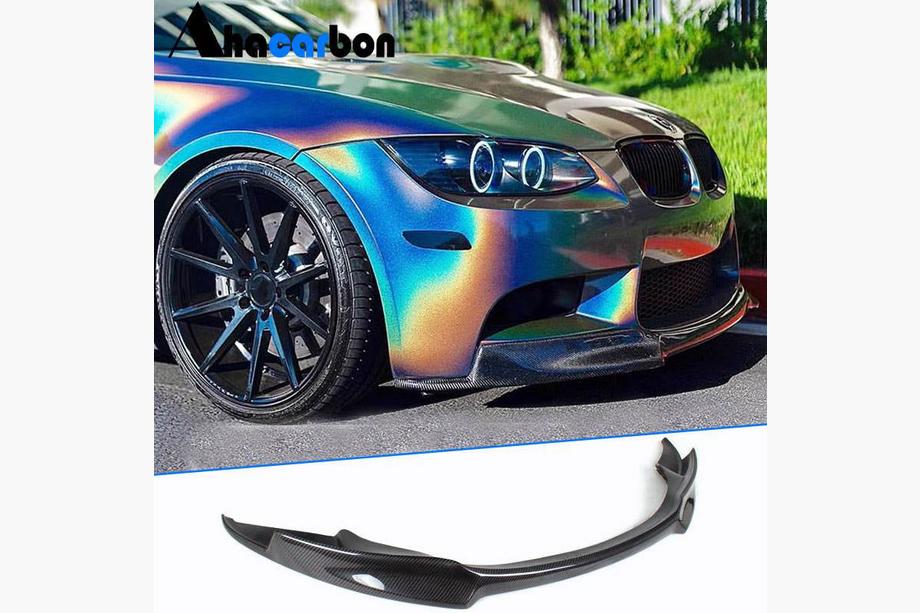BMW 3-serie E92/E93 2006–2013 Voorbumper lipspoiler Lip V-Style (voor M3, carbon) Image