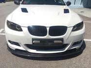 BMW 3-serie E92/E93 2006–2013 Voorbumper lip Lip Hamman-Style V2 (voor M3, carbon) foto 2