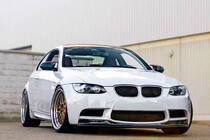 BMW 3-serie E92/E93 2006–2013 Voorbumper lipspoiler AK-Style (voor M3, carbon) foto 3
