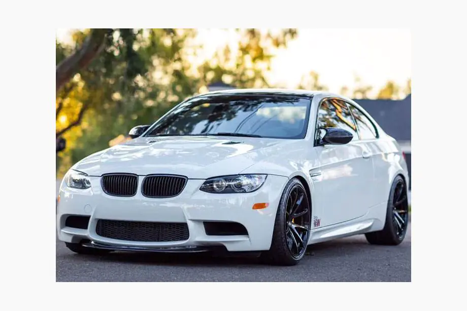 BMW 3-serie E92/E93 2006–2013 Front bumper lip V6 (voor M3, carbon) Foto 2
