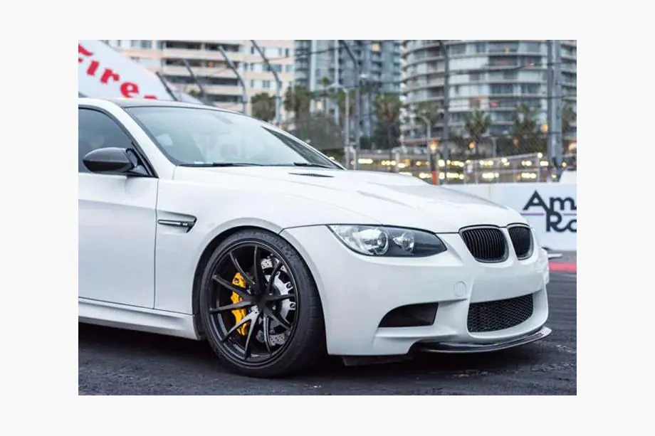 BMW 3-serie E92/E93 2006–2013 Front bumper lip V6 (voor M3, carbon) Foto 3