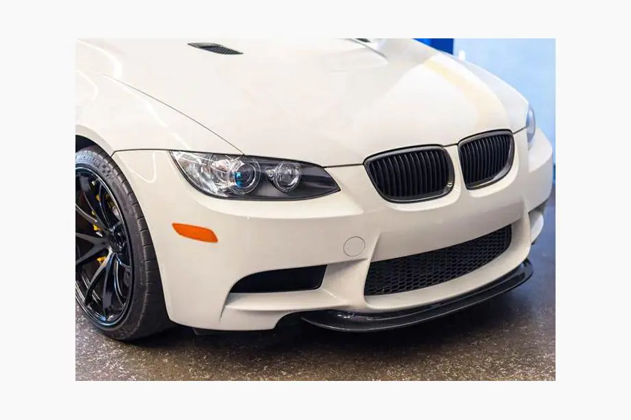 BMW 3-serie E92/E93 2006–2013 Front bumper lip V6 (voor M3, carbon) Foto 5