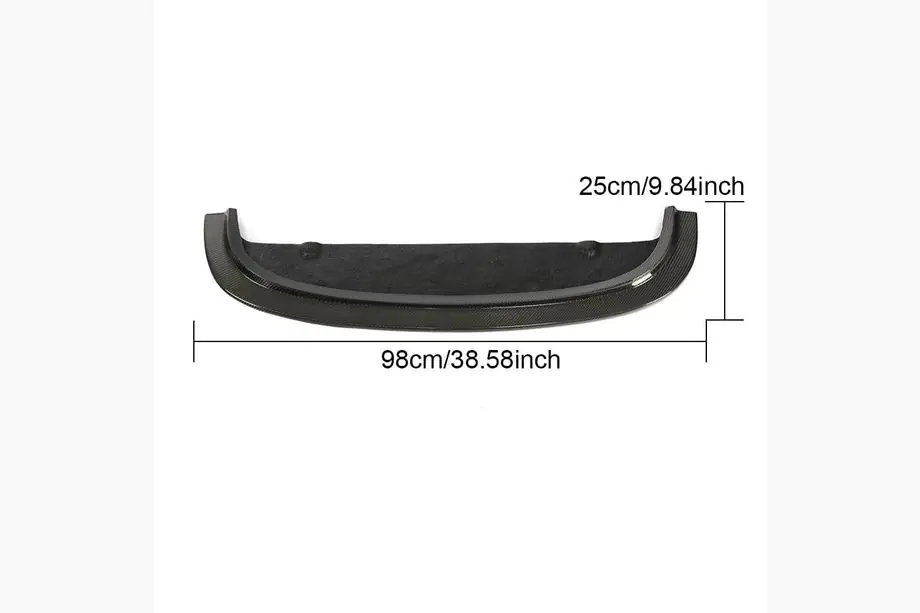 BMW 3-serie E92/E93 2006–2013 Front bumper lip V6 (voor M3, carbon) Foto 6