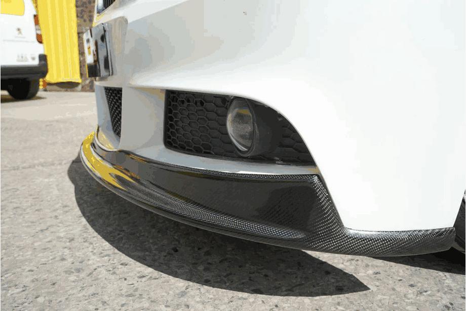 BMW 3-serie E90/E91 2005–2011 Front bumper lip (voor E90 M-Sport 2008-2011, carbon) Foto 3