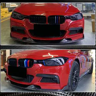 Voorbumper lip Lip Mad-Style (voor F30 M-Sport, carbon) foto 3