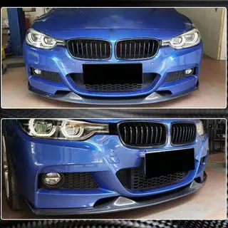 Voorbumper lip Lip Mad-Style (voor F30 M-Sport, carbon) foto 4
