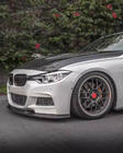BMW 3 Serie F30/F31 2012–2019 Voorbumper lip Lip V-Style (voor F30 M-Sport, carbon) foto 3
