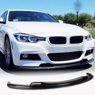 Voorbumper lip Lip V-Style (voor F30 M-Sport, carbon) BMW 3 Serie F30/F31 2012–2019 foto 1