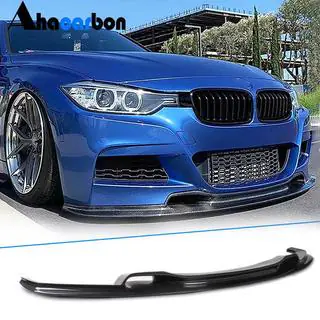 Voorbumper lip Lip V-Style (voor F30 M-Sport, carbon) foto 2