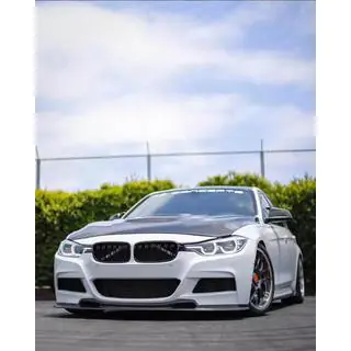 Voorbumper lip Lip V-Style (voor F30 M-Sport, carbon) foto 4