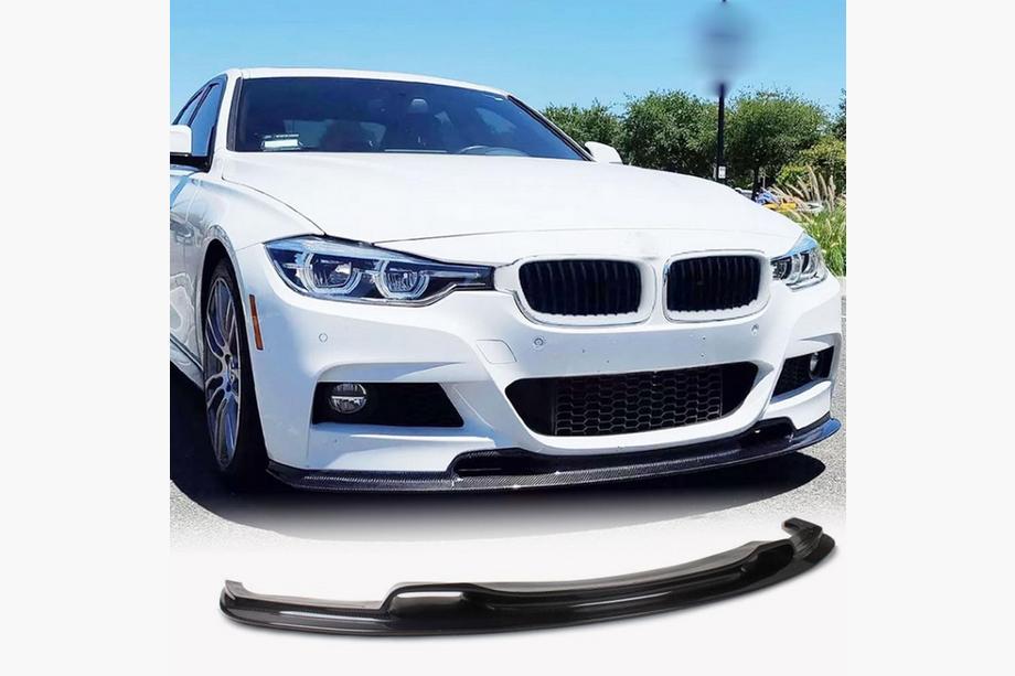 BMW 3 Serie F30/F31 2012–2019 Front bumper lip FRP V3 (M-Performance) Foto 1