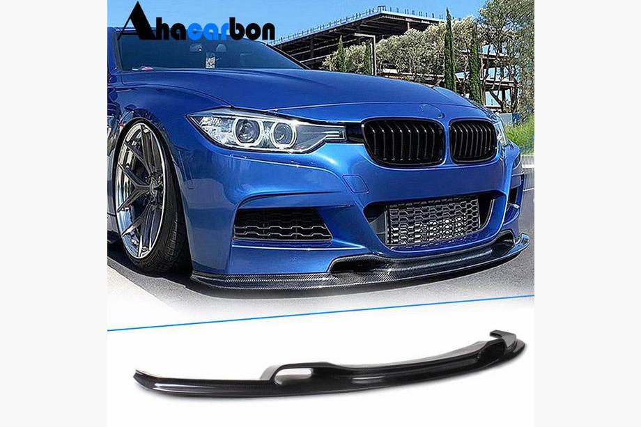 BMW 3 Serie F30/F31 2012–2019 Front bumper lip FRP V3 (M-Performance) Foto 2