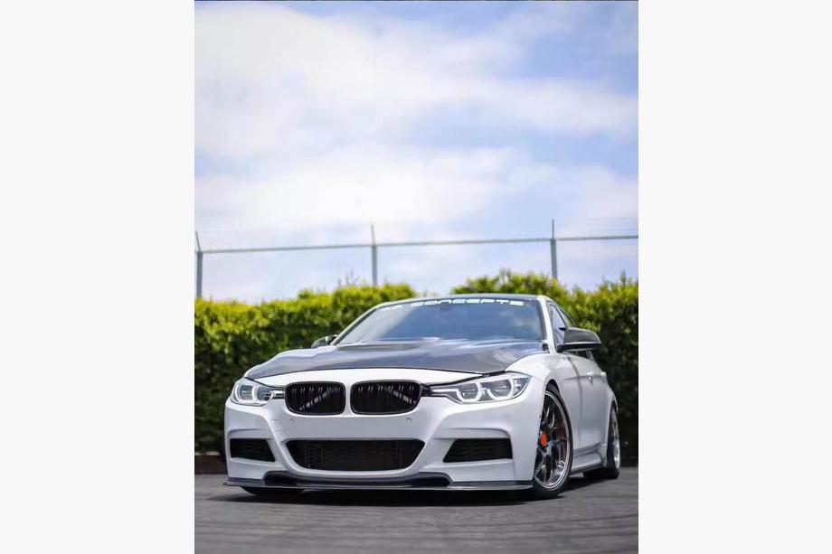 BMW 3 Serie F30/F31 2012–2019 Front bumper lip FRP V3 (M-Performance) Foto 4