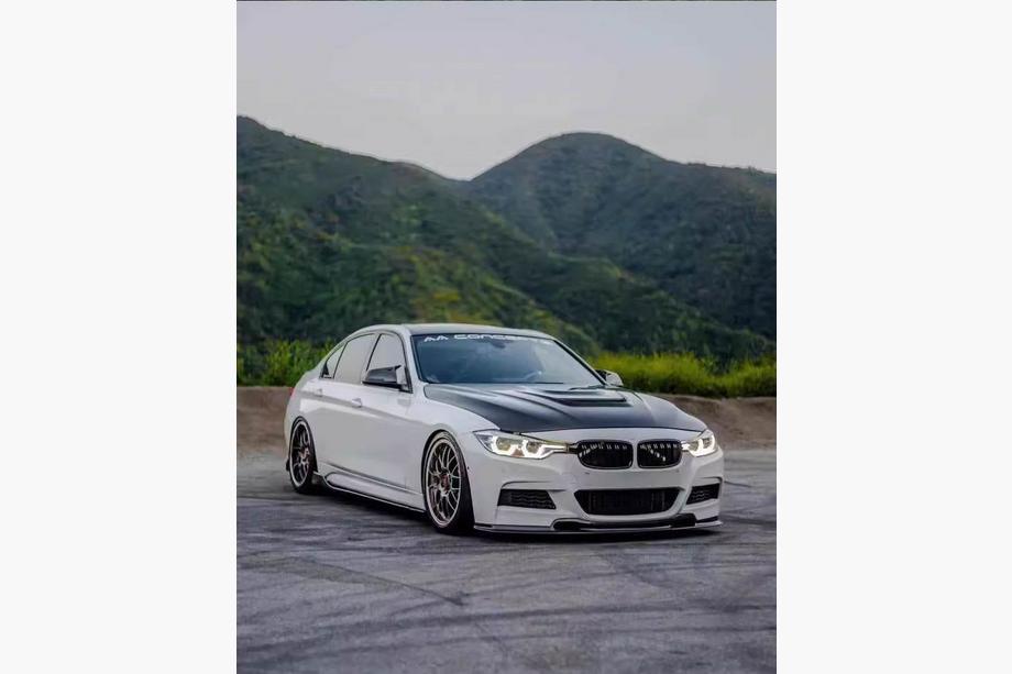 BMW 3 Serie F30/F31 2012–2019 Front bumper lip FRP V3 (M-Performance) Foto 5