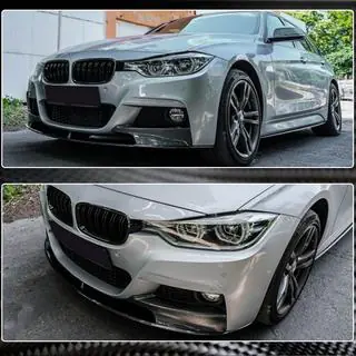 Frontbumper lip MP-Style (voor F30 M-Sport, carbon) foto 3