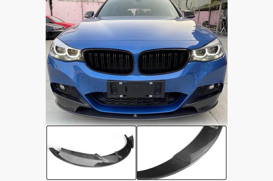 BMW 3-serie F34 2013–2020 Voorbumper lipspoiler MP-Style (voor M-Sport, carbon) Image