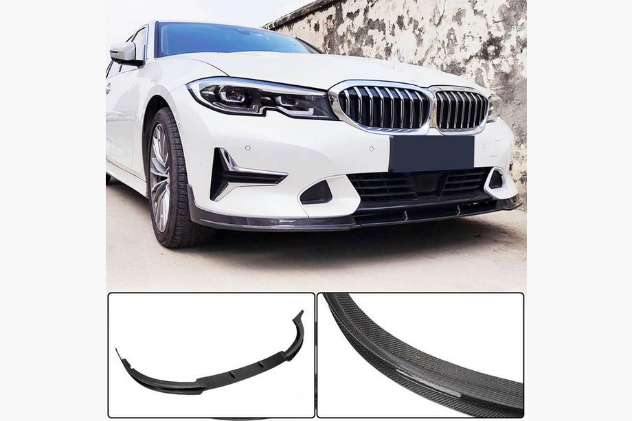 BMW 3 Serie G20/G21 2018– Front bumper lip Lip V2 (voor Base 2018-2022, carbon) Foto 2