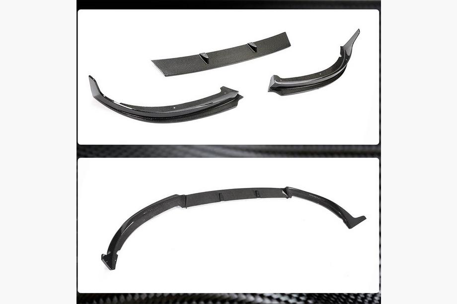 BMW 3 Serie G20/G21 2018– Front bumper lip Lip V2 (voor Base 2018-2022, carbon) Foto 6
