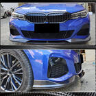 BMW 3 Serie G20/G21 2018– Voorbumper lip spoiler AC-Style (voor M-Sport 2018-2022, carbon) foto 3