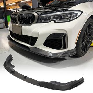 Voorbumper lip spoiler AC-Style (voor M-Sport 2018-2022, carbon) BMW 3 Serie G20/G21 2018– foto 1