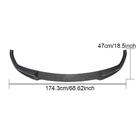 BMW 3 Serie G20/G21 2018– Front bumper lip Lip V5 (voor M-Sport 2018-2022, carbon) foto 7